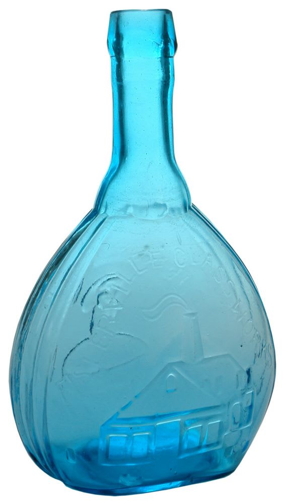 Fislerville Glass Works Jenny Lind Reproduction Flask
