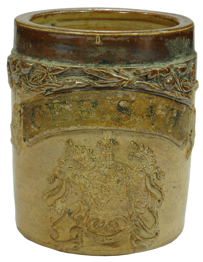 Cer Sar Stoneware Pharmacy Jar