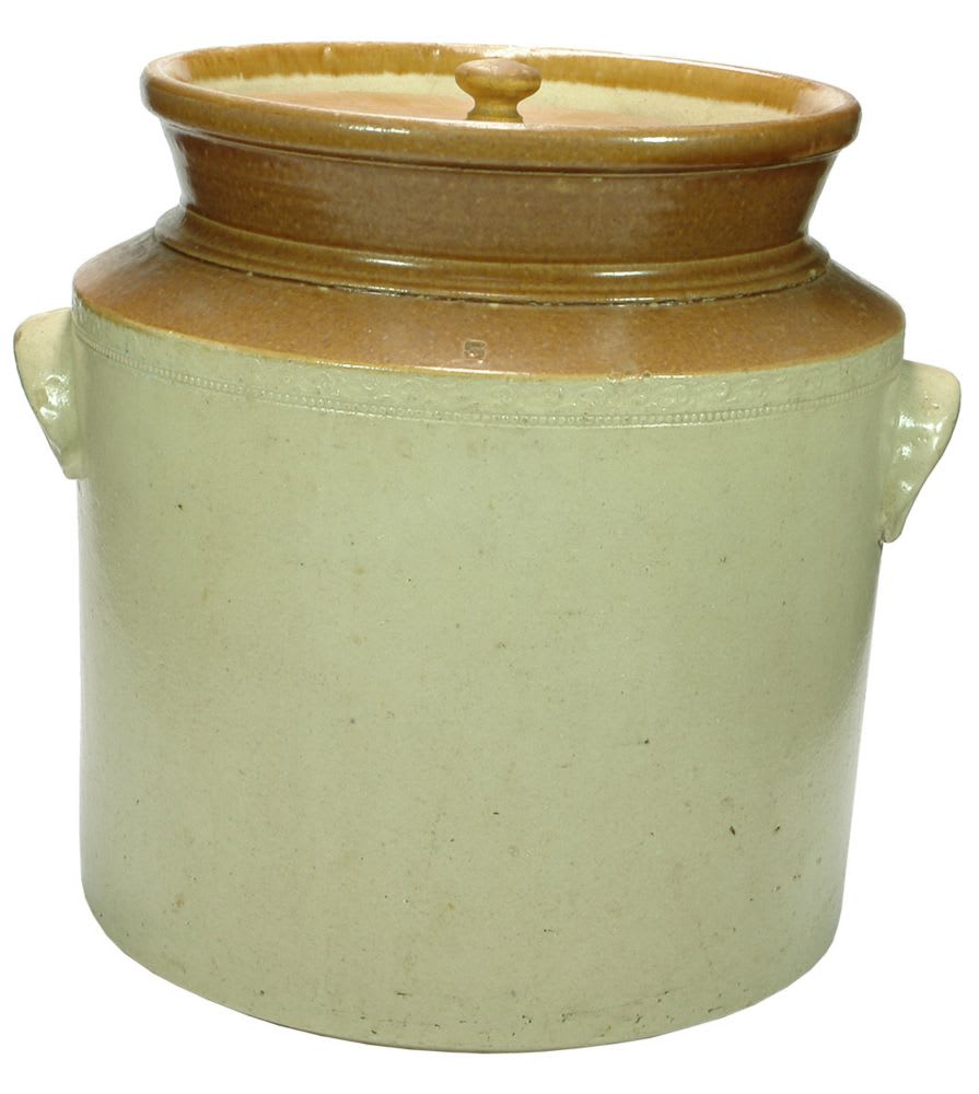 Five Gallon Stoneware Bristol Glazed Bread Crock