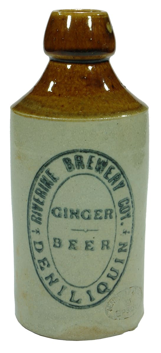 Riverine Brewery Deniliquin Ginger Beer Bottle