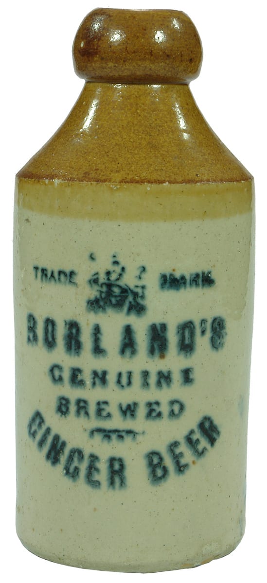 Borland's Genuine Ginger Beer Armidale Old Bottle