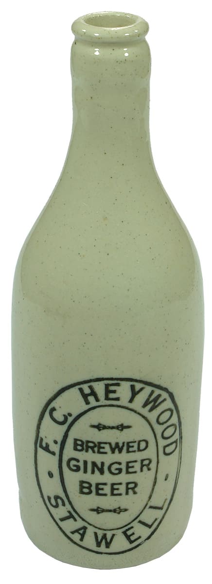 Heywood Stawell Crown Seal Ginger Beer Bottle