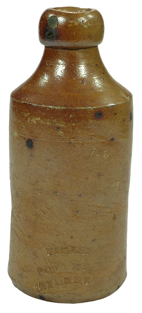 Field Potter  Sydney Salt Glaze Stoneware Bottle