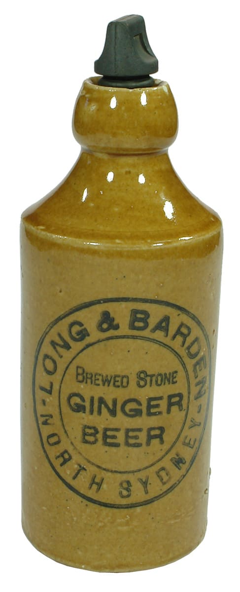 Long Barden North Sydney Brewed Stone Ginger Beer Bottle