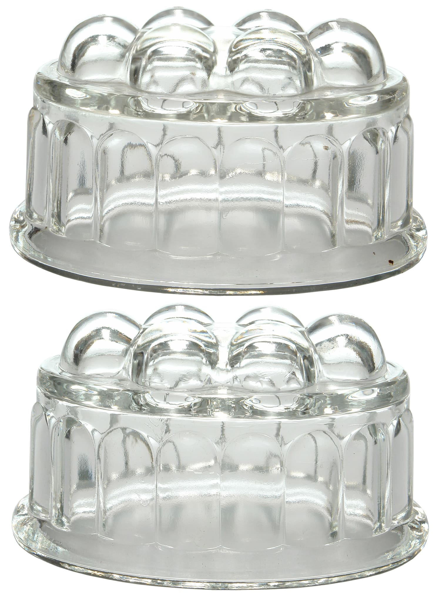 Glass Vintage Jelly Moulds