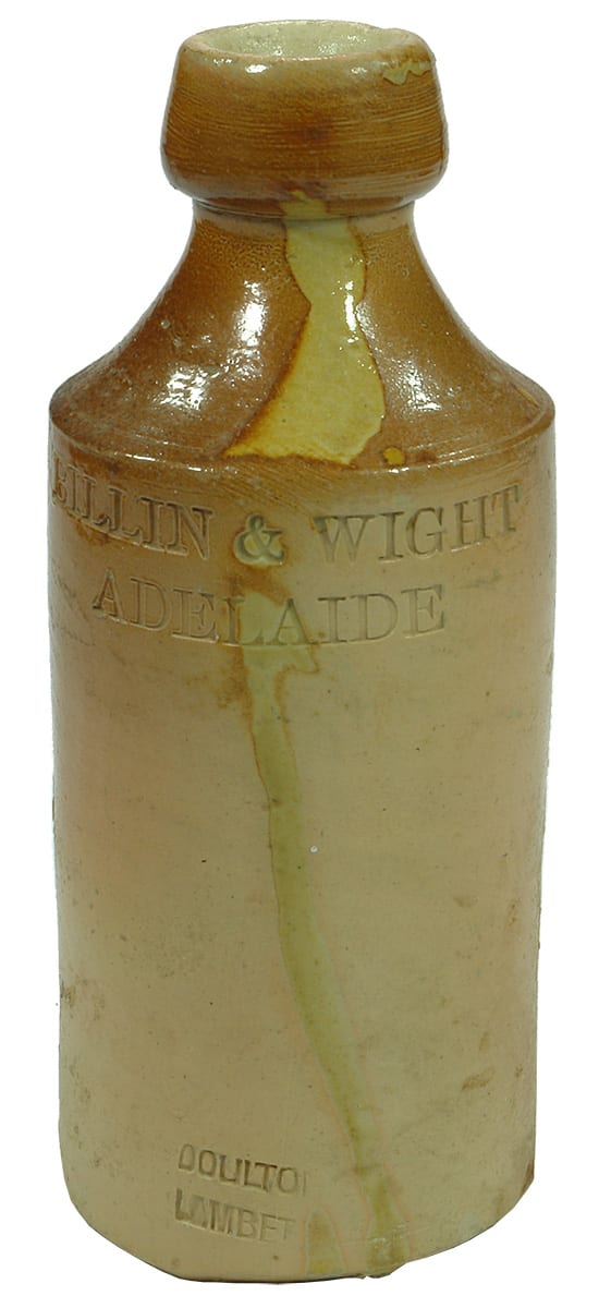 Billin Wight Adelaide Salt Glaze Ginger Beer Bottle