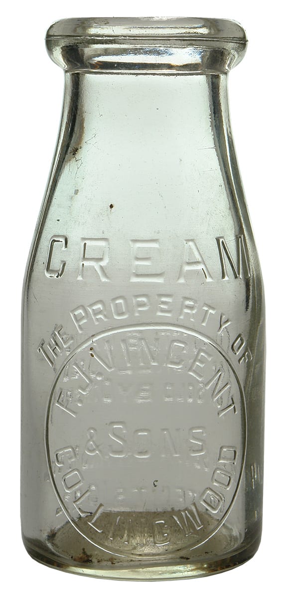 Vincent Collingwood Cream Vintage Bottle