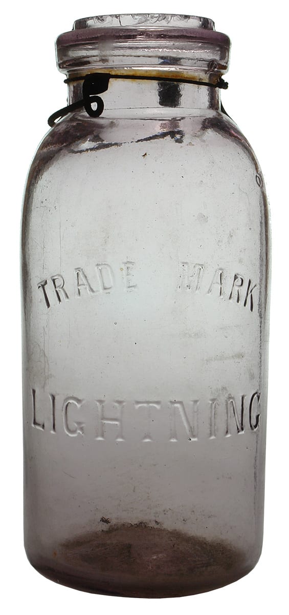 Trade Mark Lightning Fruit Jar