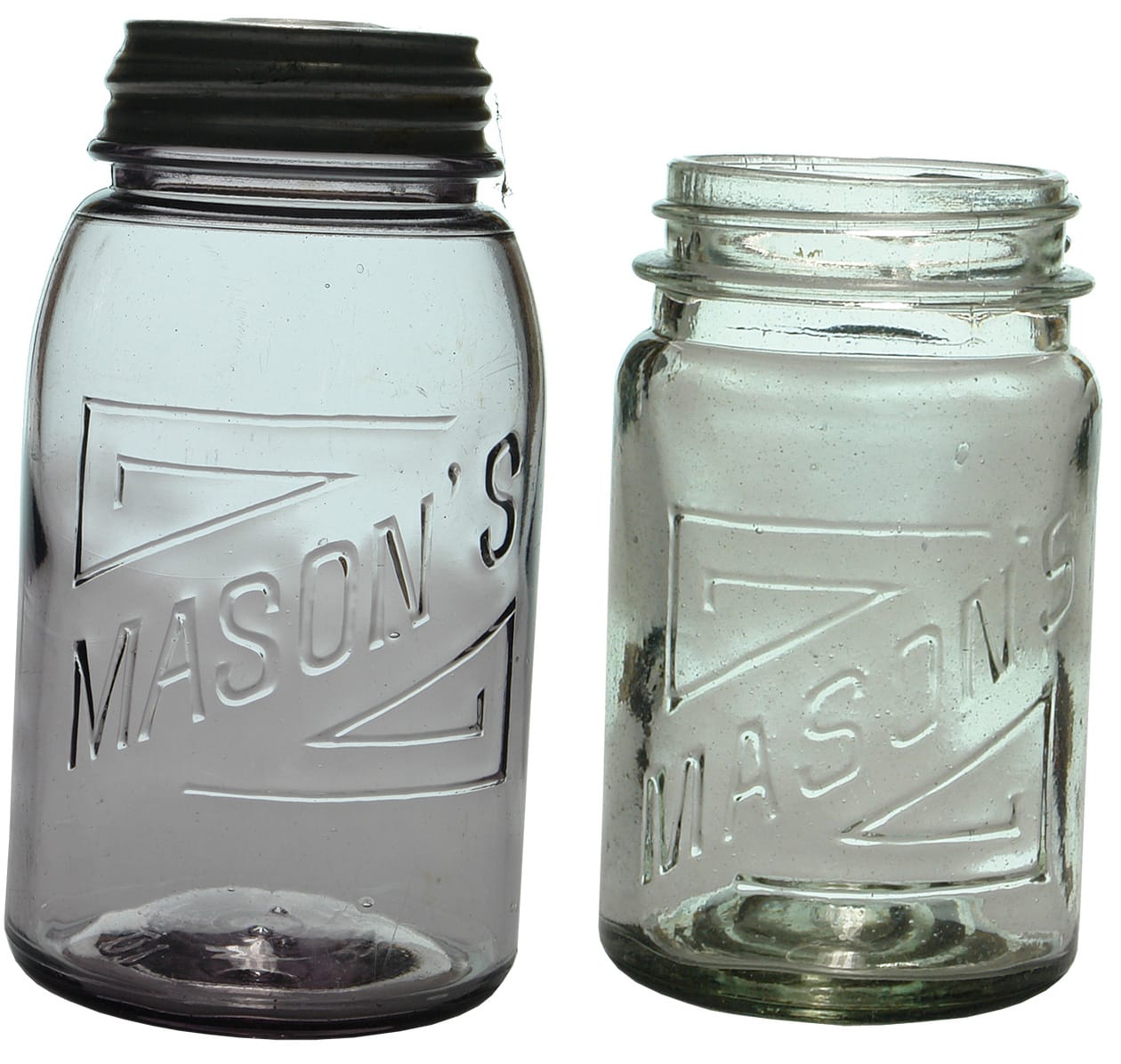 Mason's Preserving Fruit Canning Jars