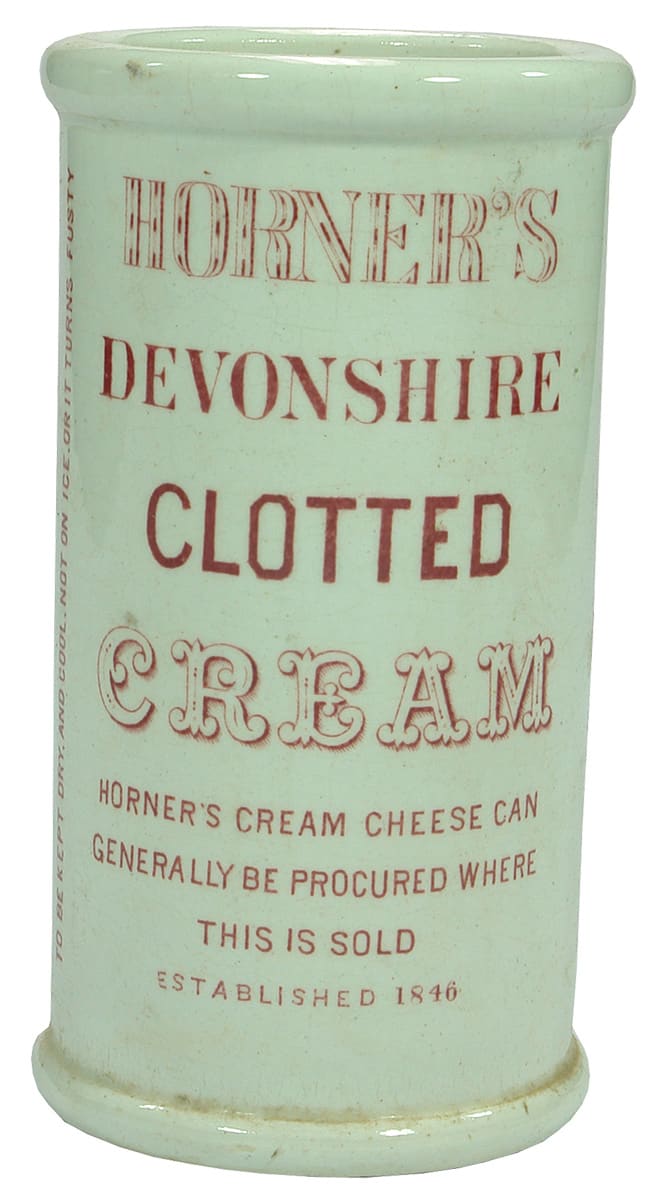 Horners Devonshire Clotted Cream Ceramic jar