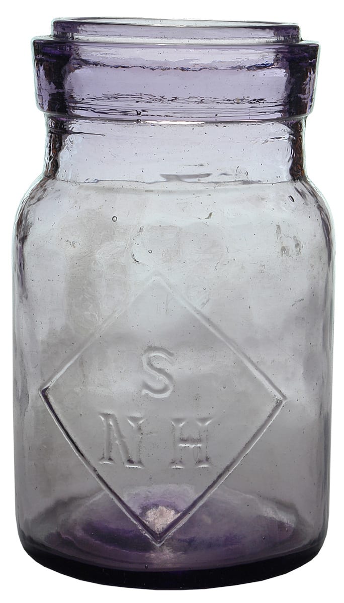 SNH Diamond Fruit Canning Jar