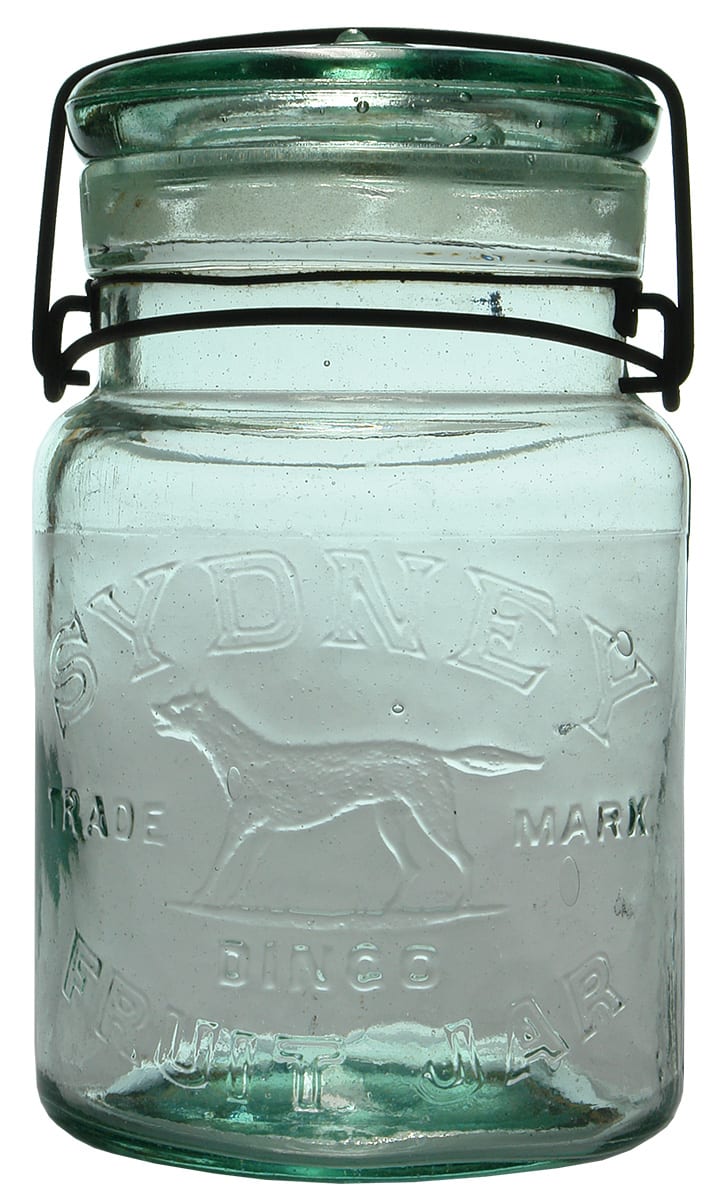 Sydney Dingo Quart Preserving Fruit Jar