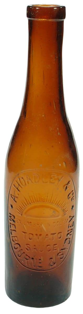 Hoadley Melbourne Sydney Rising Sun Sauce Bottle