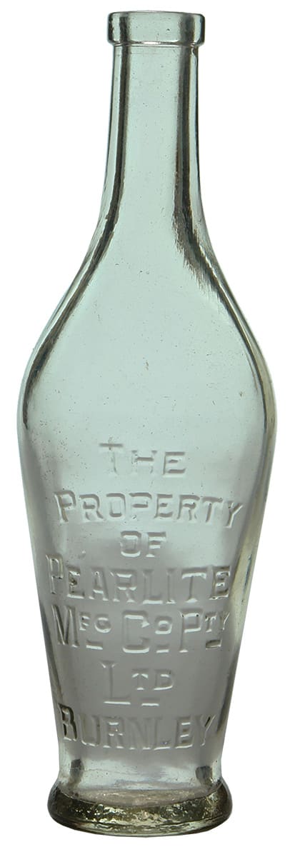 Pearlite Manufacturing Company Burnley Oil Bottle