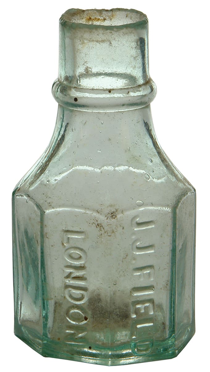 Field London Octagonal Glass Ink Bottle