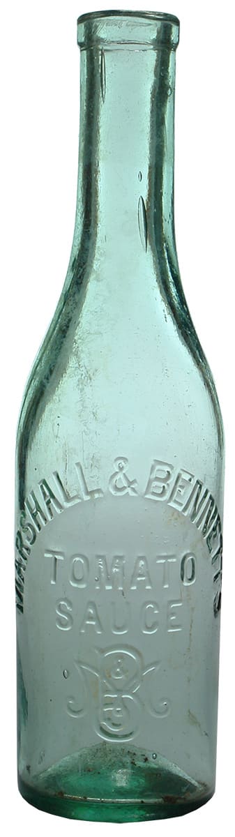 Marshall Bennett Tomato Sauce Antique Bottle