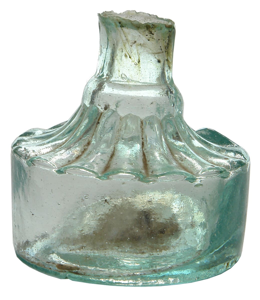 Thatcher's Registration Diamond Glass Ink Bottle