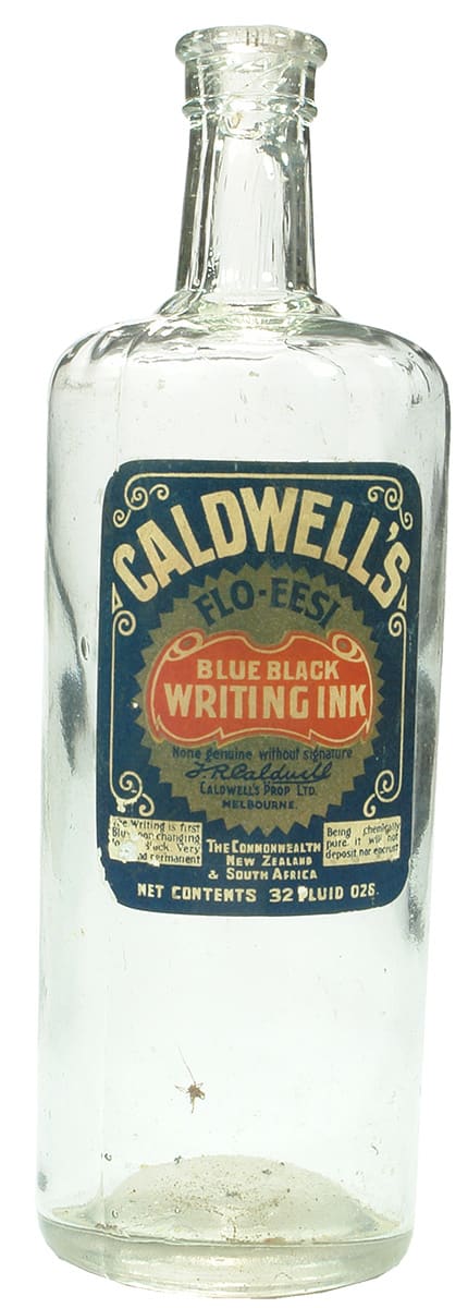 Caldwell's Flo Eesi Ink Labelled Bottle