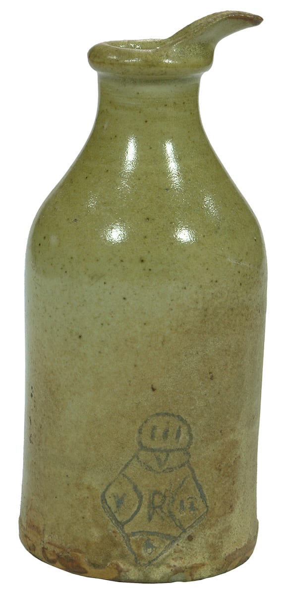 Blackwood Registered Stoneware Ink Bottle