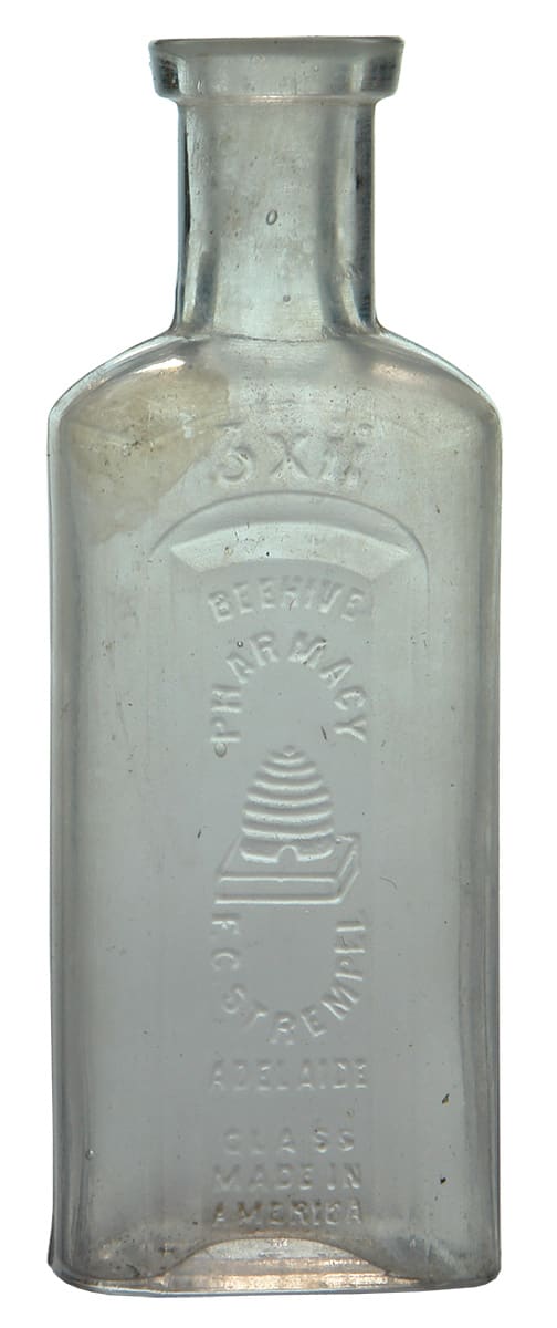 Beehive Pharmacy Strempel Adelaide Chemist Bottle