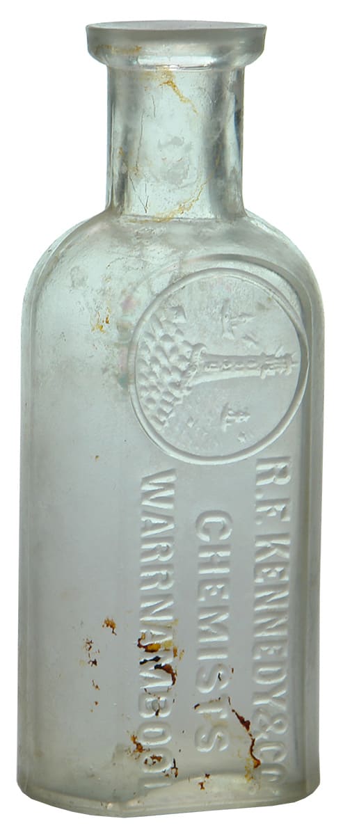 Kennedy Warrnambool Chemists Lighthouse Medicine Bottle