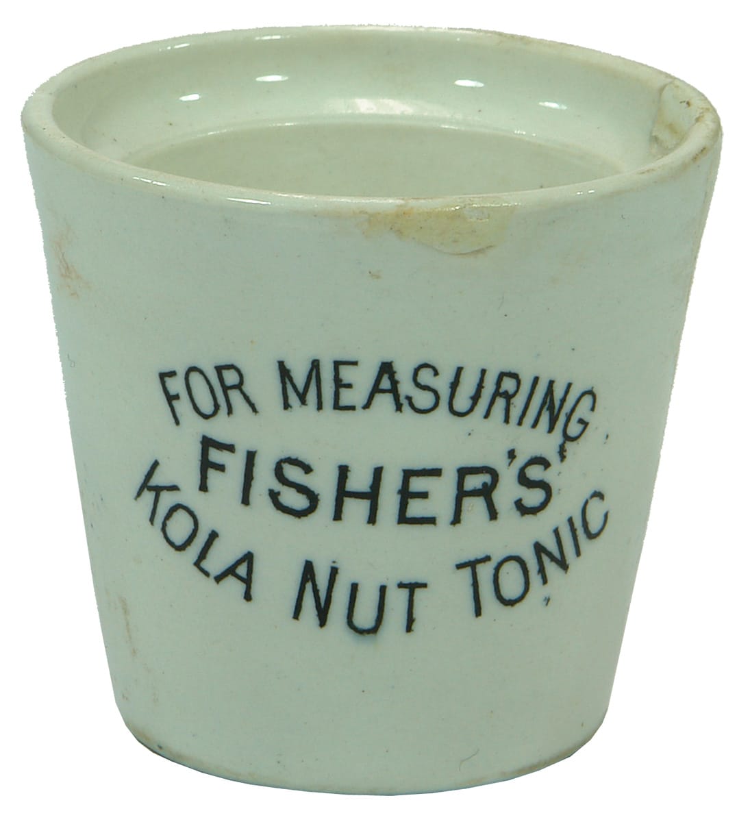 Measuring Fishers Kola Nut Tonic Dose Cup