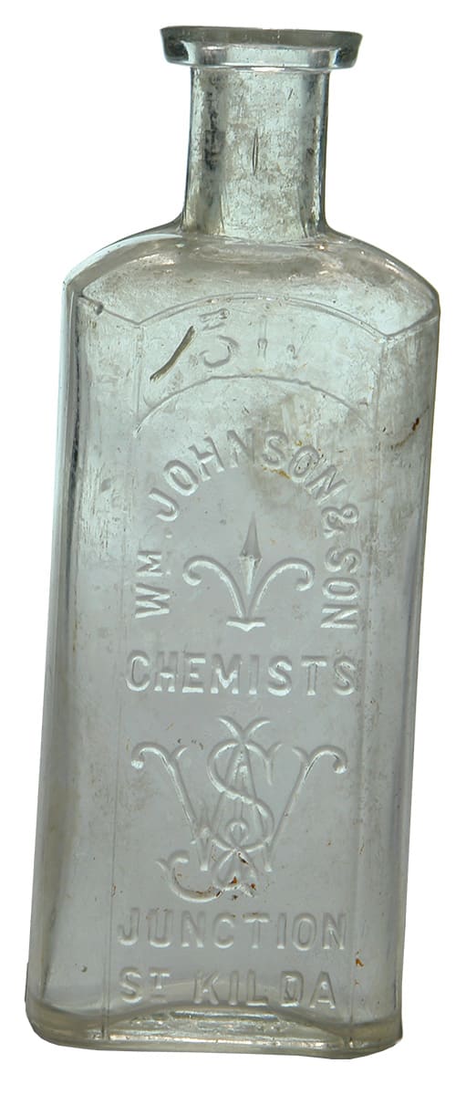 Johnson St Kilda Junction Chemist Bottle