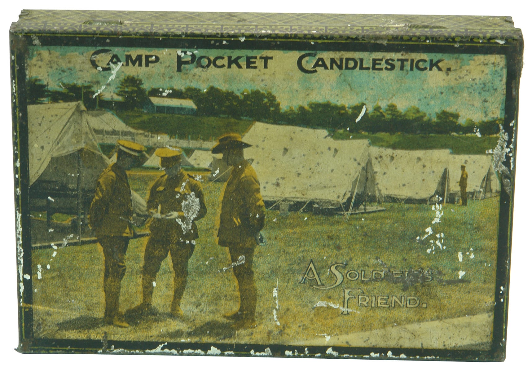 Camp Pocket Candlestick Soldiers Friend World War One