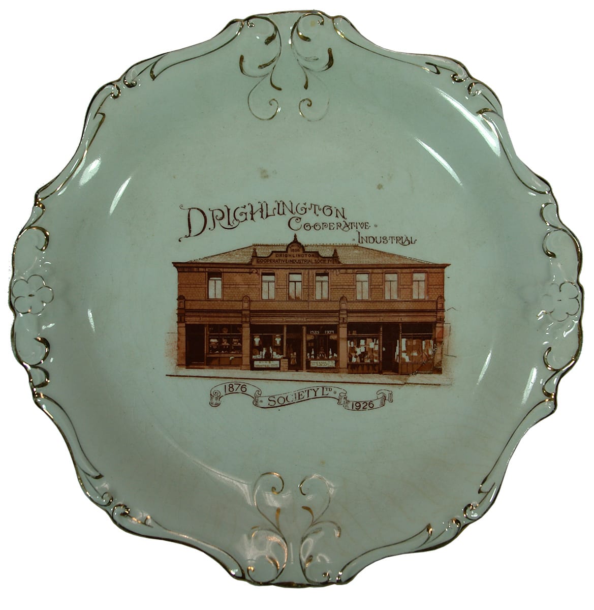 Drighlington Cooperative Industrial Society 1876 1926 Plate