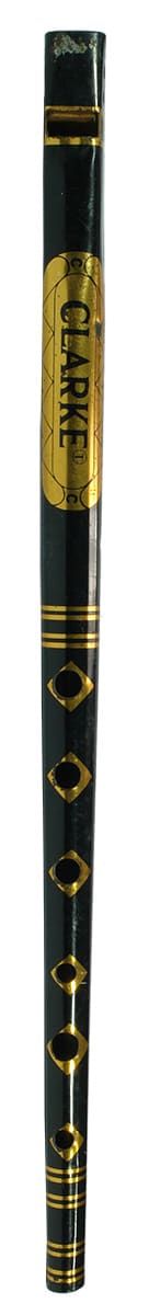 Clarke England Tin Whistle Gold Black