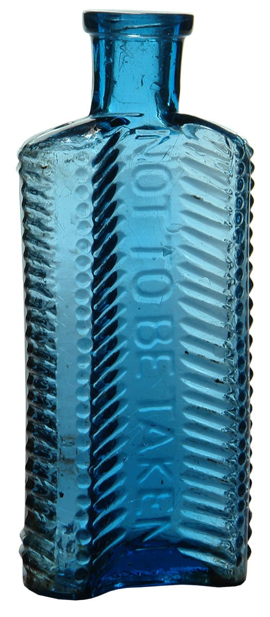 Foulston's Crescent Poison Mid Blue Bottle