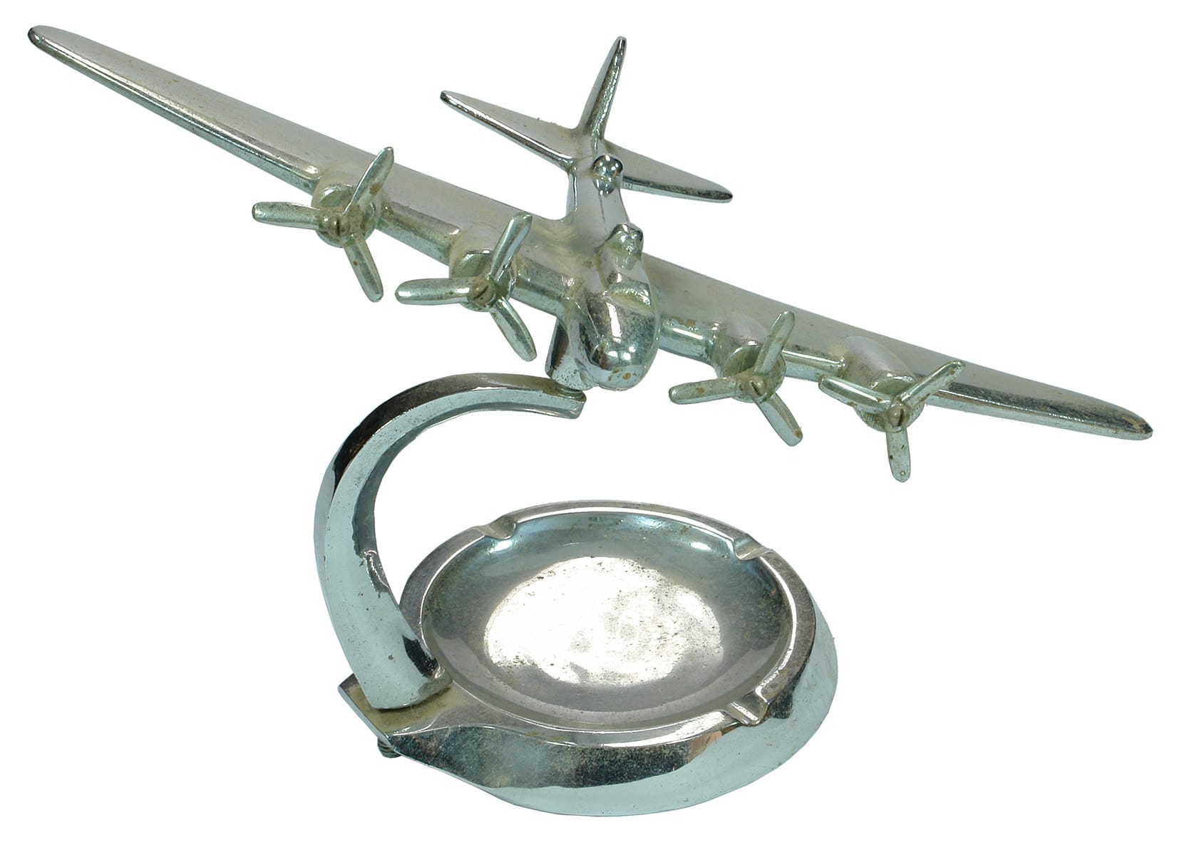 Flying Fortress Trench Art Ashtray