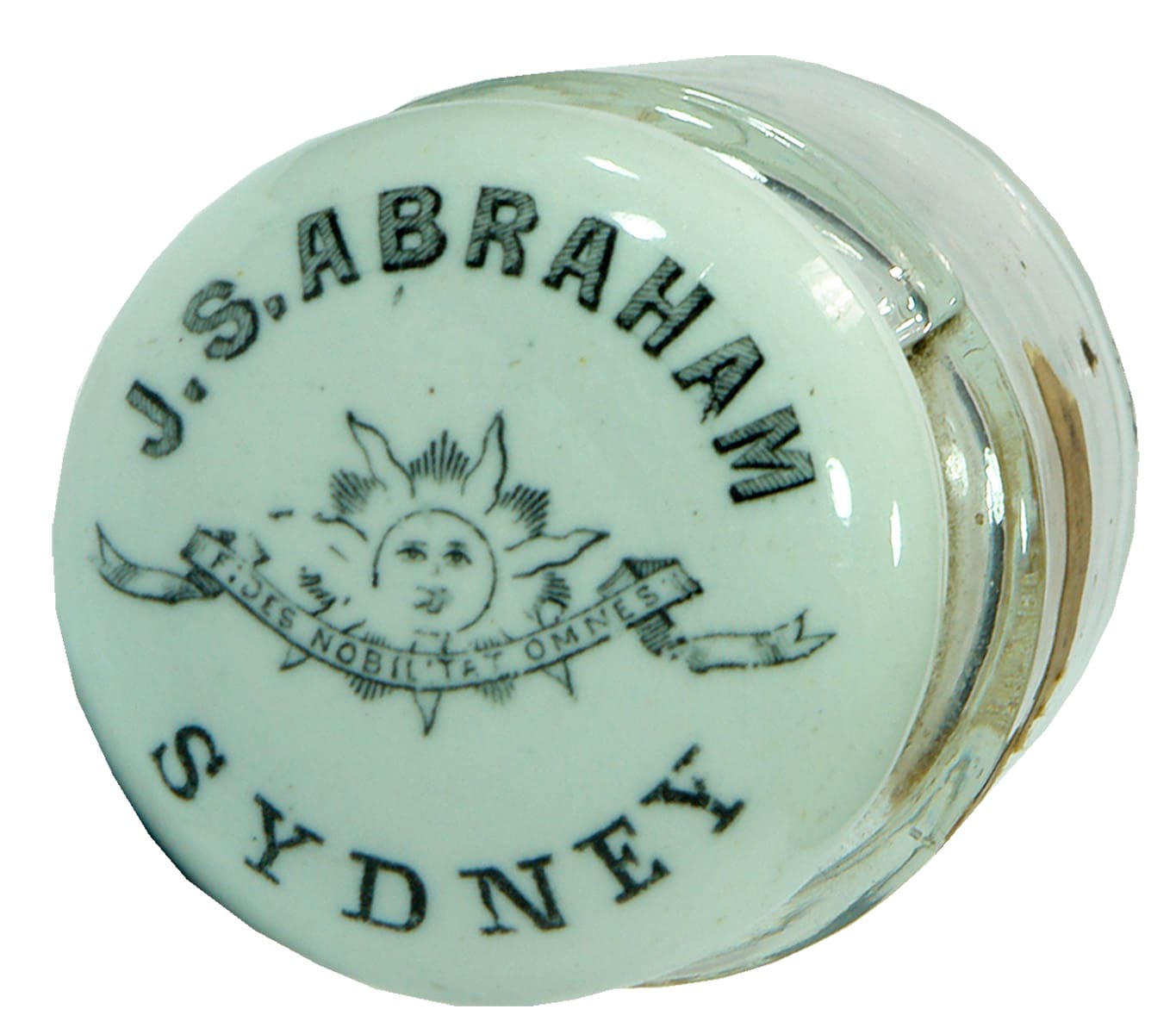 Abraham Sydney Sun Glass Jar Pot Cap