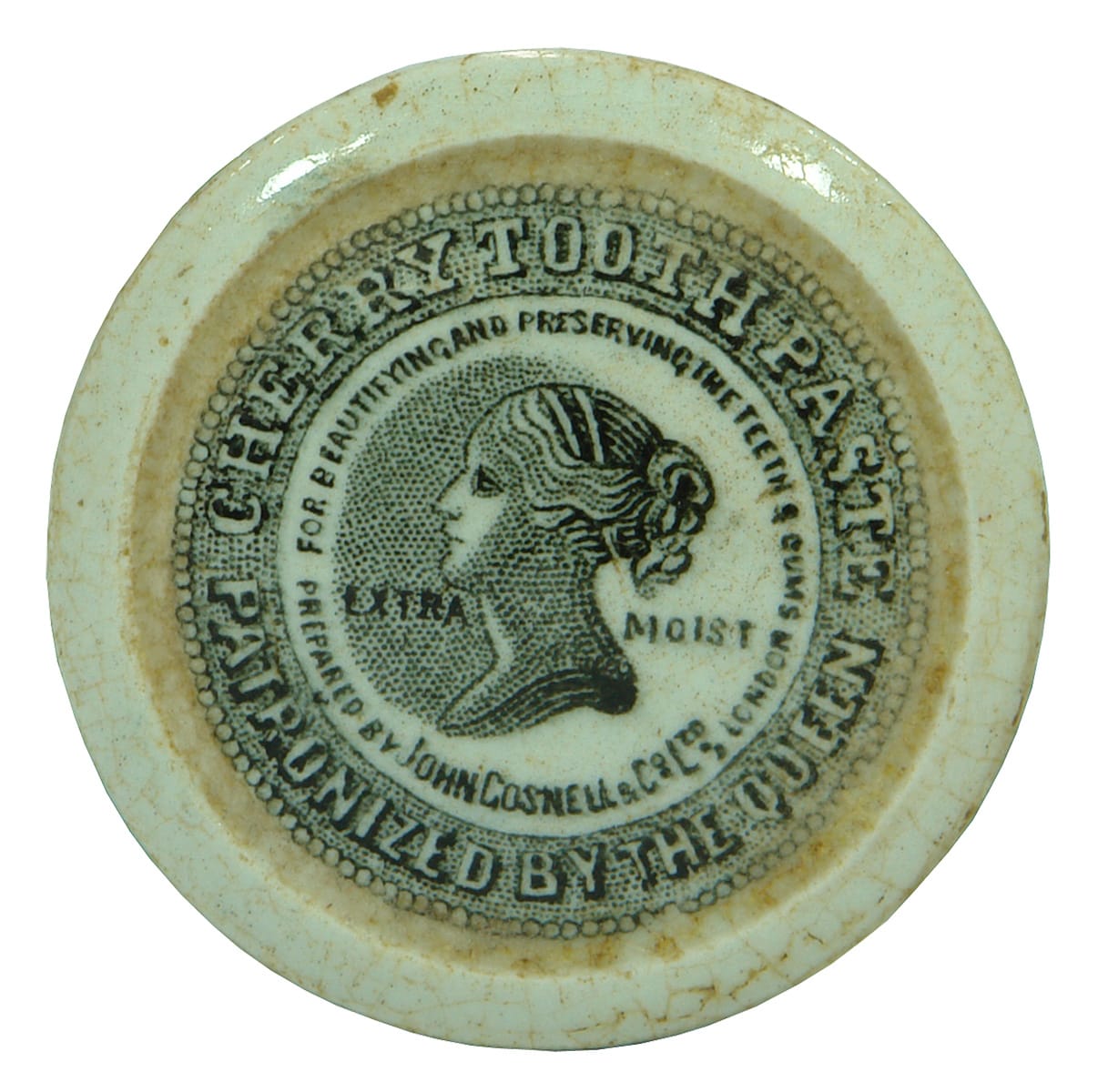 John Gosnell London Queen's Head Pot Lid