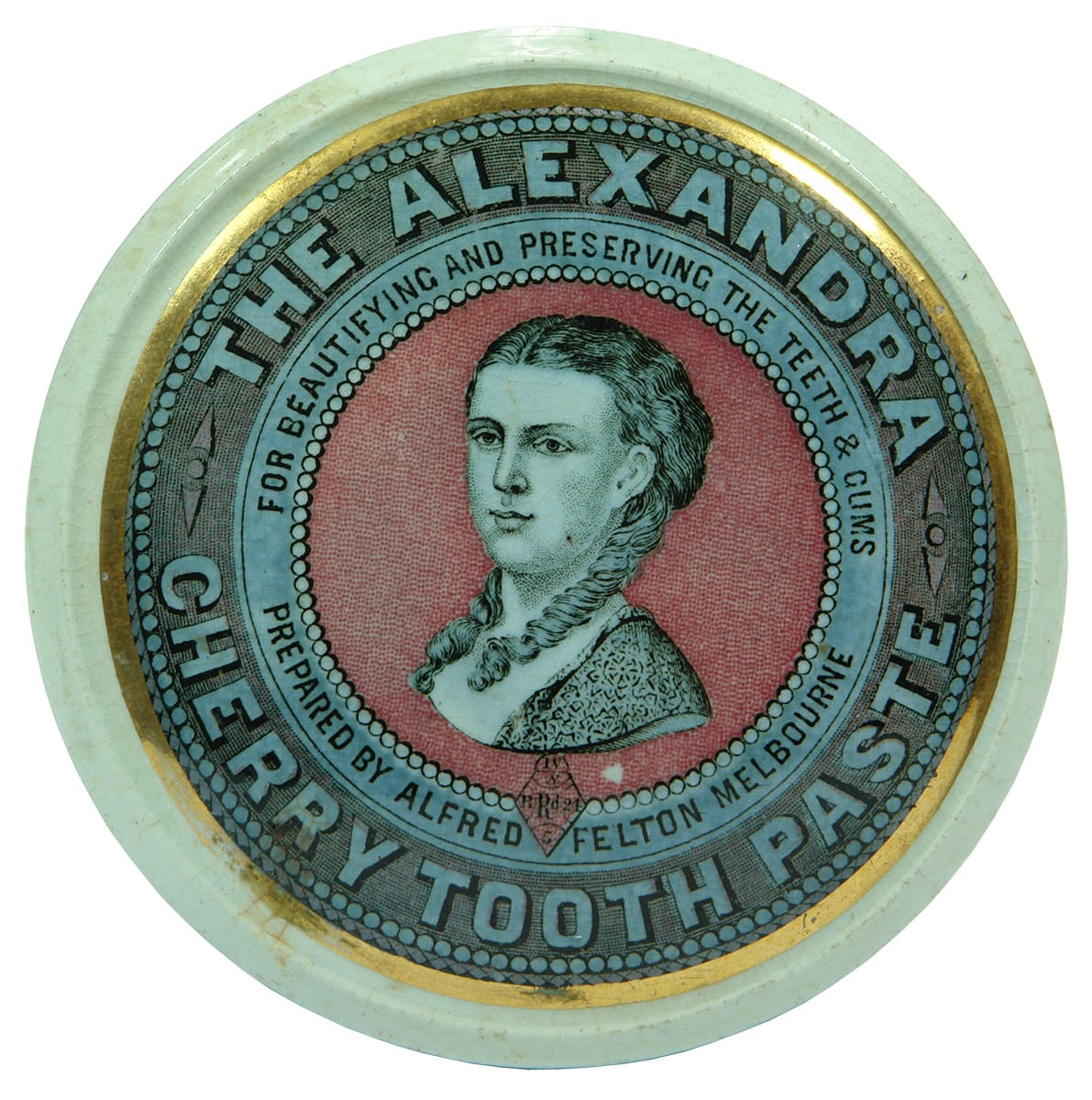 Alexandra Cherry Tooth Paste Alfred Felton Melbourne Pot Lid