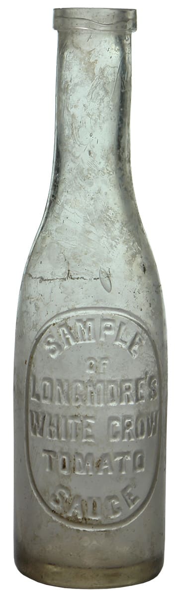 Sample Longmore's White Crow Tomato Sauce Bottle