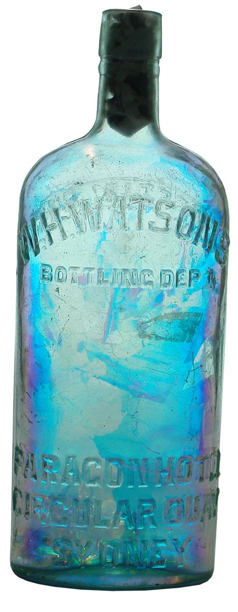 Watson's Bottling Department Paragon Hotel Circular Quay Bottle