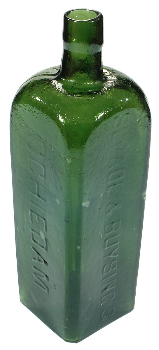 Schade Buysing Schiedam Aromatic Schnapps Melbourne Glass Bottle