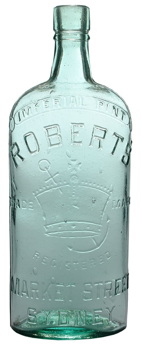 Roberts Market Street Sydney Crown Whisky Bottle