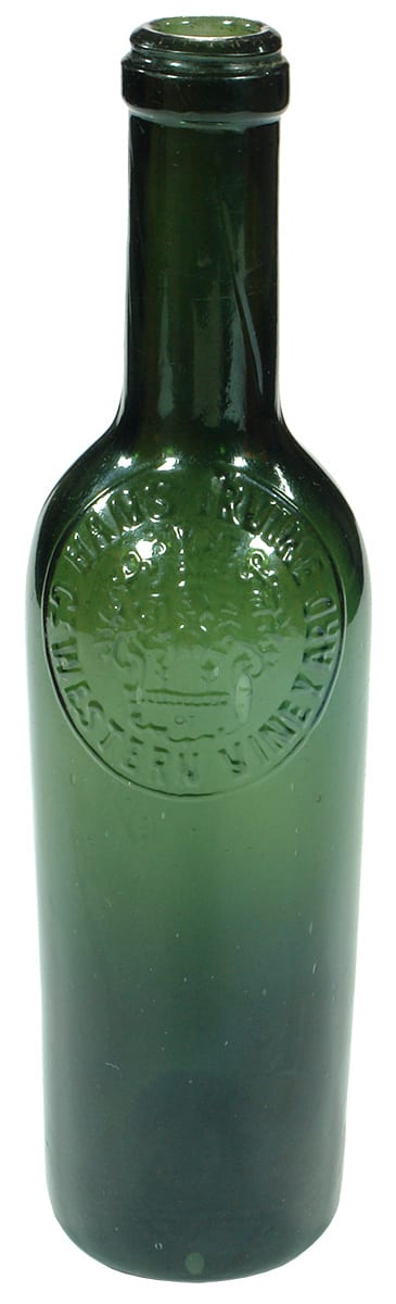 Hans Irvine Great Western Claret Wine Bottle