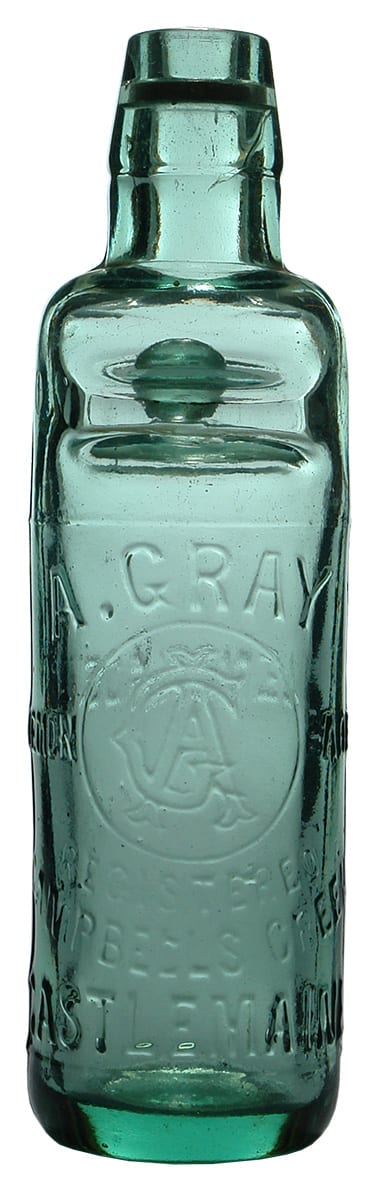 Gray Campbells Creek Castlemaine Codd Marble Bottle