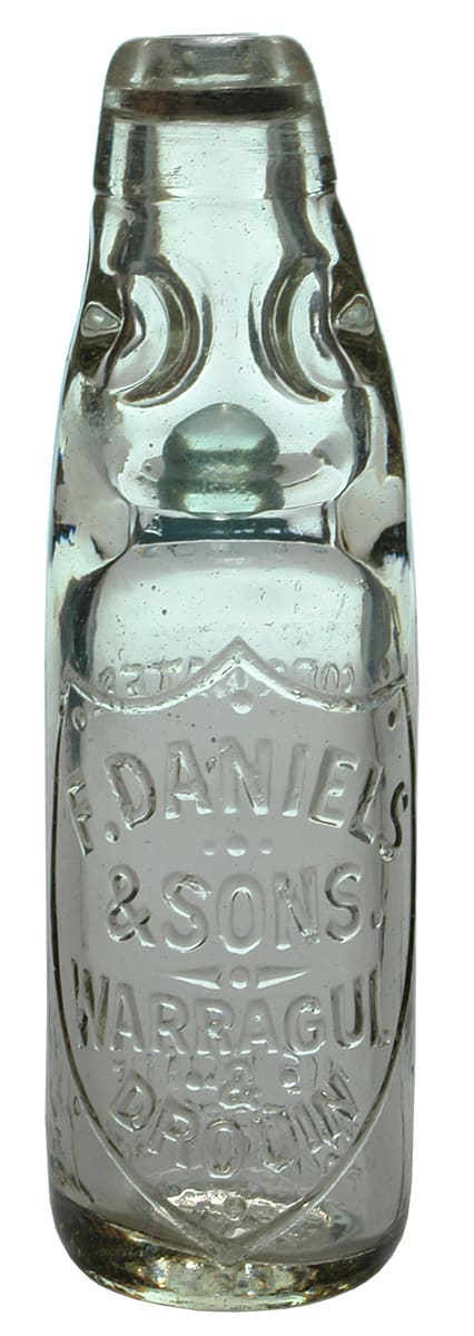 Daniels Warragul Drouin Soda Water Codd Bottle