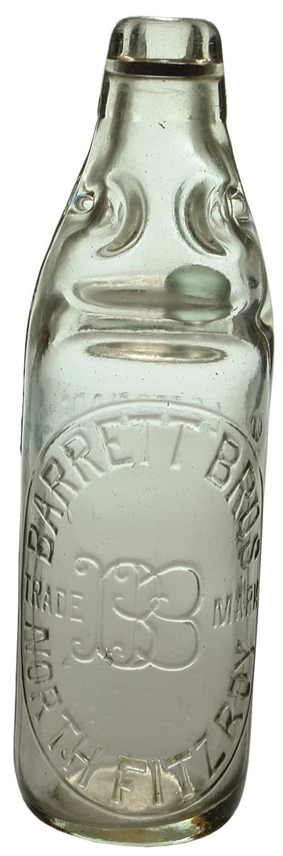 Barrett Bros North Fitzroy Codd Bottle