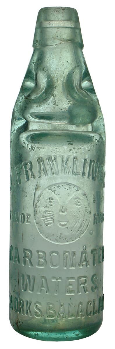 Franklin Balaclava Aerated Waters Codd Bottle