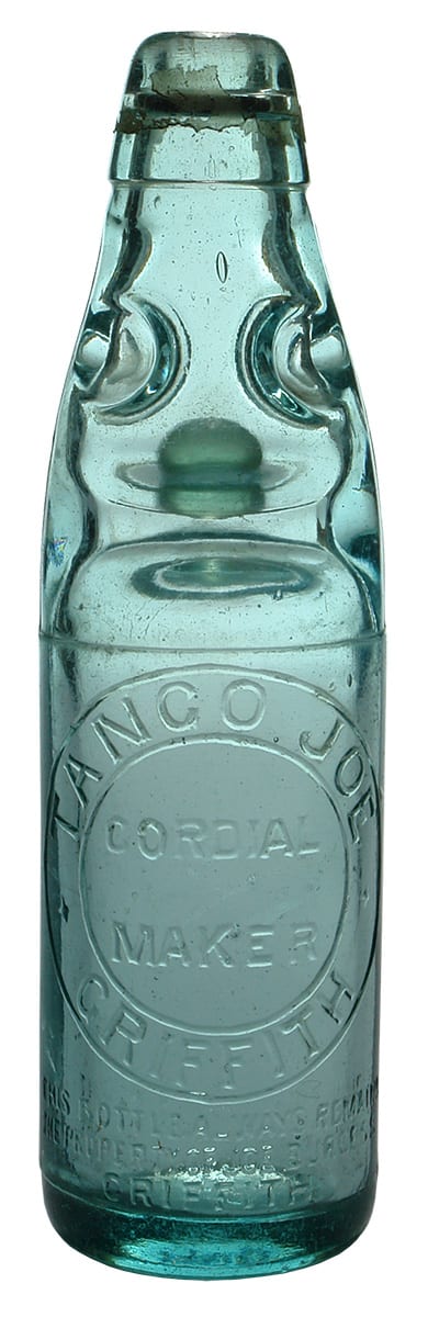 Tango Joe Cordial Maker Griffith Codd Bottle