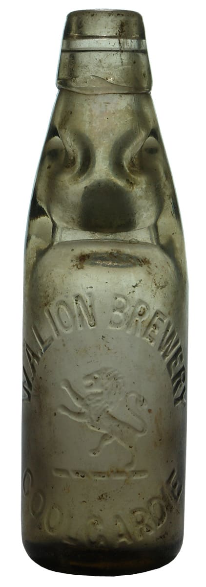 Lion Brewery Coolgardie Rampant Lion Codd Bottle