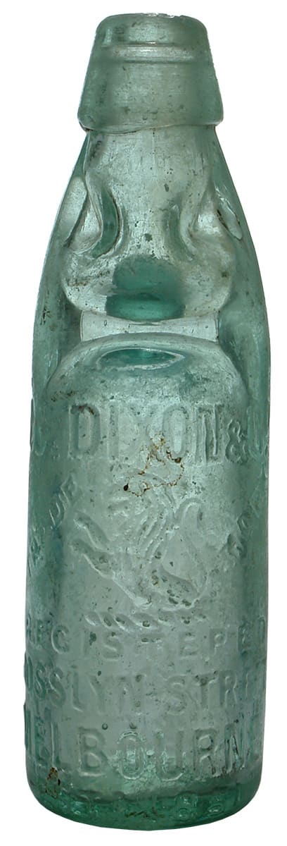 Dixon Melbourne Rampant Lion Exhibitions Codd Marble Bottle