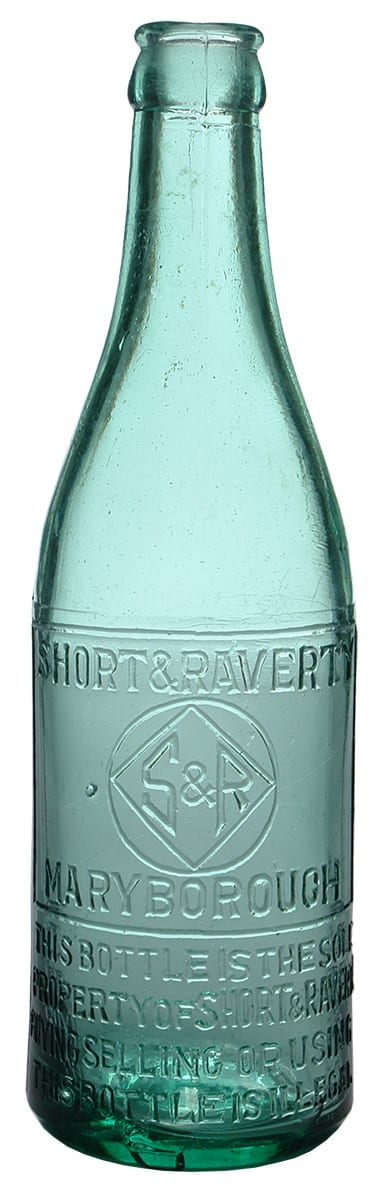 Short Raverty Maryborough Crown Seal Bottle