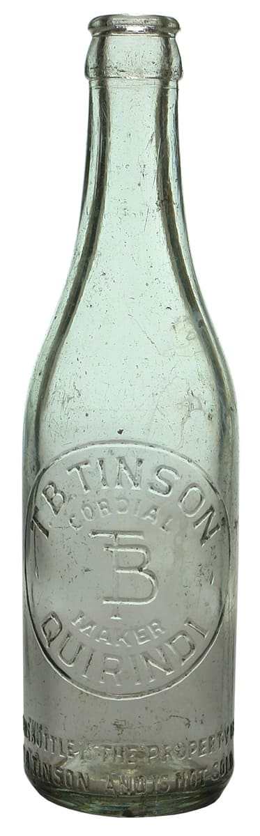 Tinson Quirindi Crown Seal Old Bottle