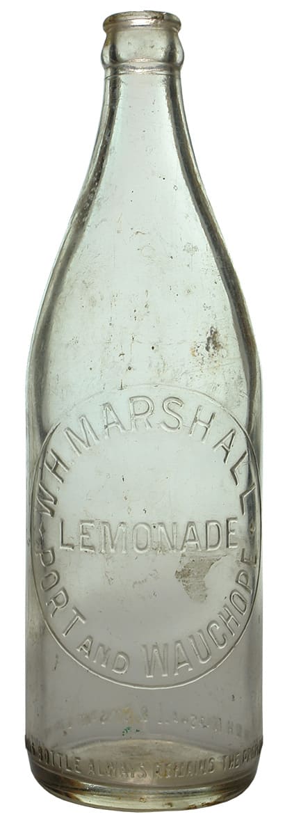 Marashall Port Macquarie Wauchope Lemonade Bottle